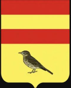 Blason contemporain : la grive